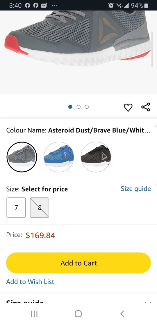 Womens Reebok twistform blaze 3.0 brand new image indicator(8)