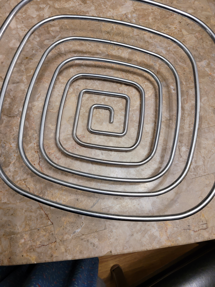 Mid-Century Modern Chrome Wire Basket