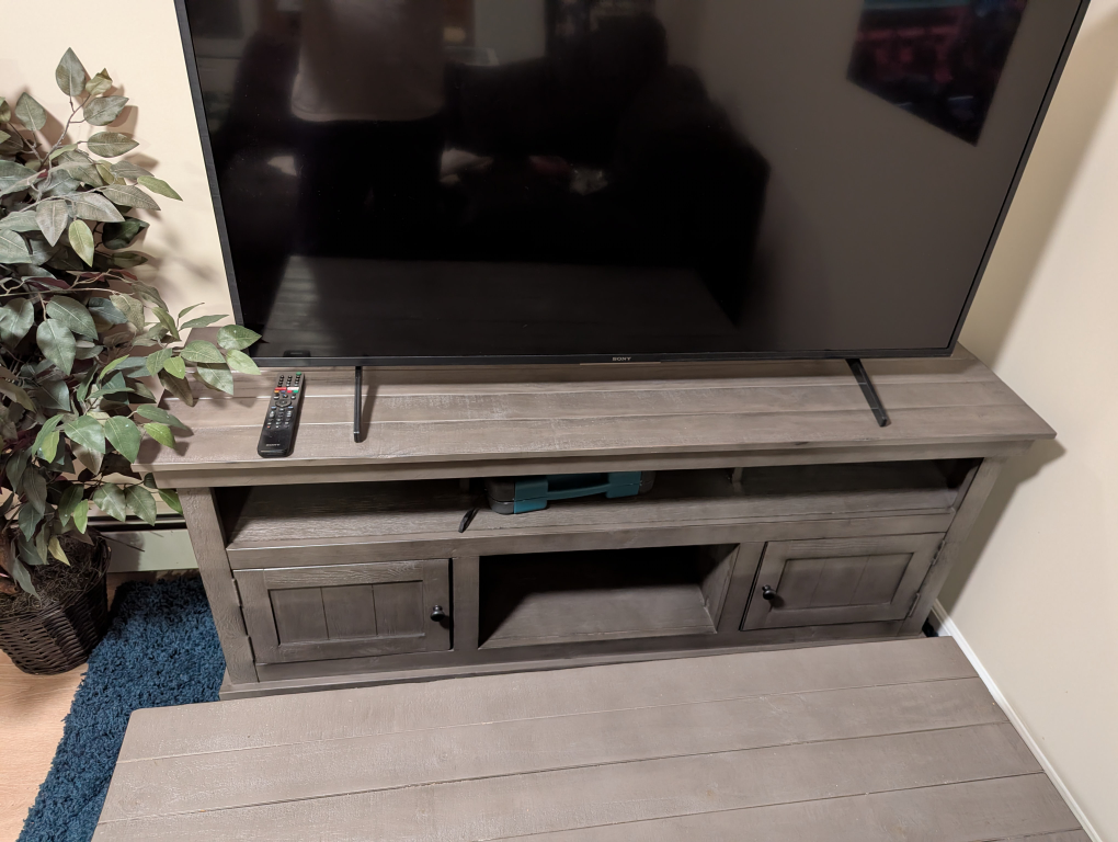 Matching Coffee, TV Stand & End Table - Gray Farmhouse Style - photo 3