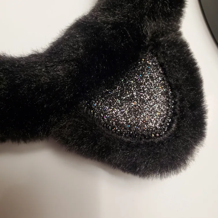 Black Cat Ear Fleece Earmuffs image indicator(6)