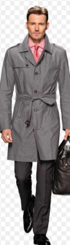 Hugo Boss Men's Water Repellent Trench Coat