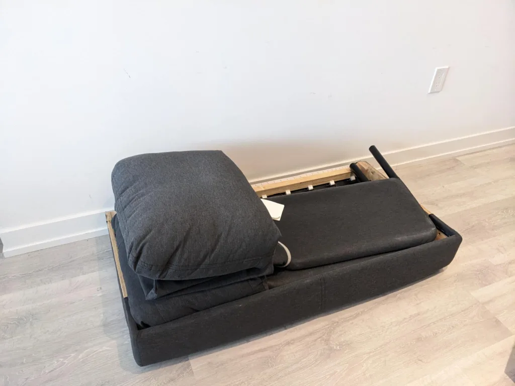 IKEA Dark Grey Two-Seater Sofa image indicator(4)