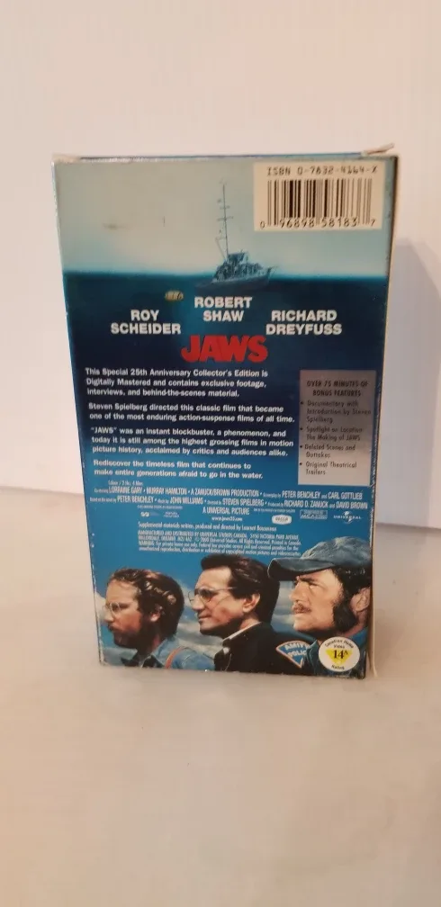 Jaws VHS , two tape set . image indicator(3)