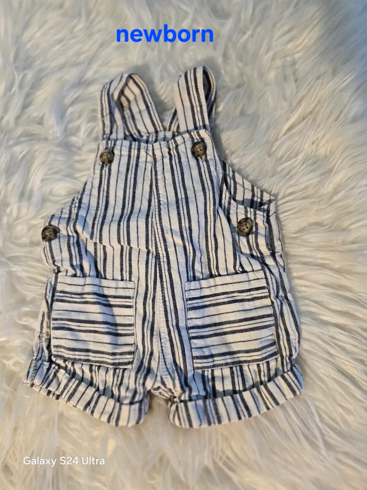 Baby Boy's Overall Shorts Bundle (Newborn & 6 Months) image indicator(3)