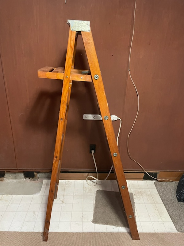 Vintage Wooden Step Ladder