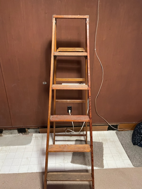 Vintage Wooden Step Ladder - photo 2