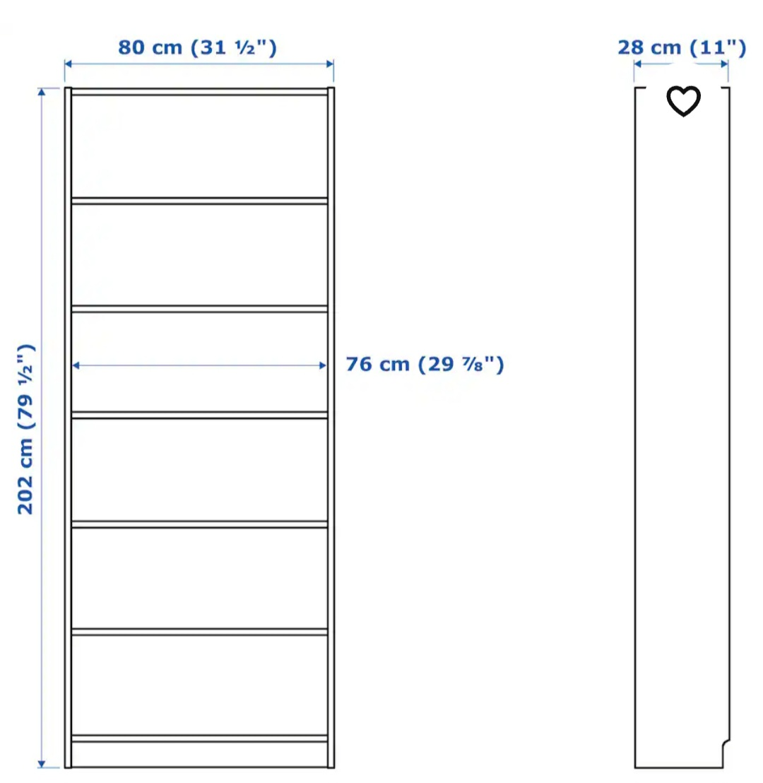 IKEA Billy Bookcase - Black-Brown - photo 3