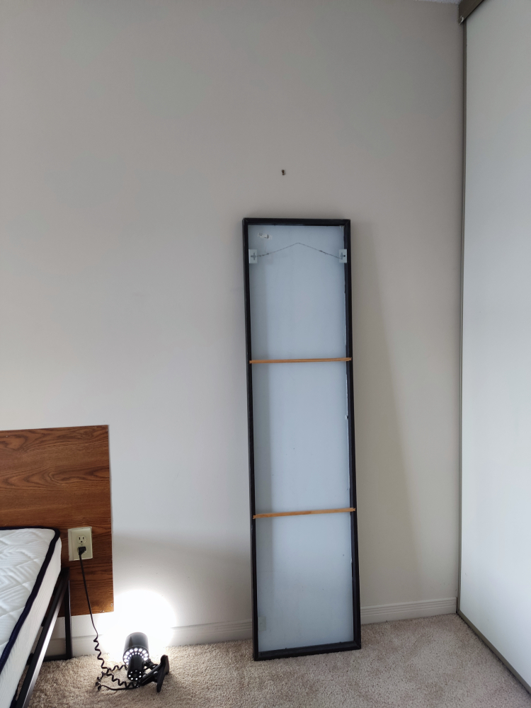 Full Length Mirror with Black Frame - photo 3