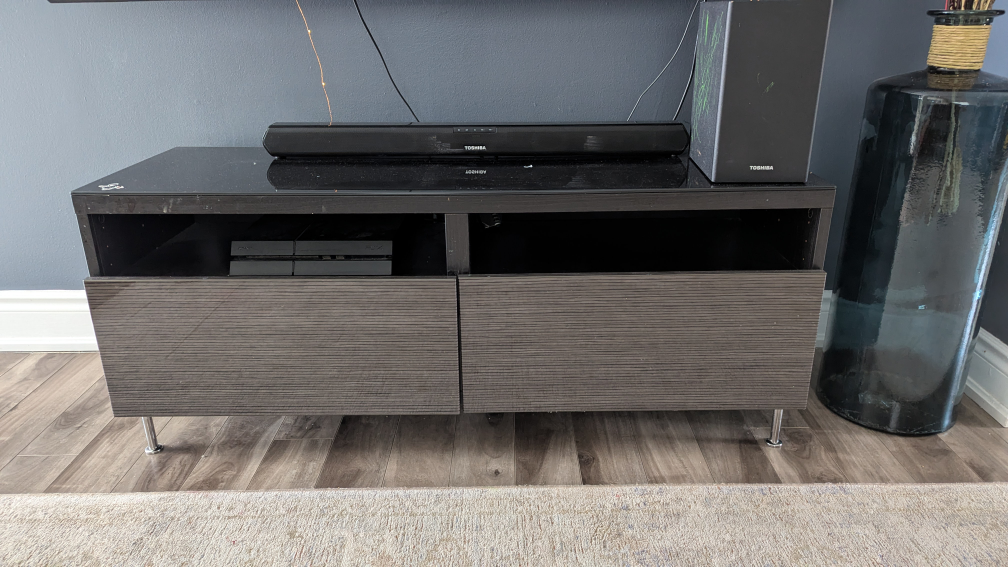 IKEA TV Stand with Two Drawers