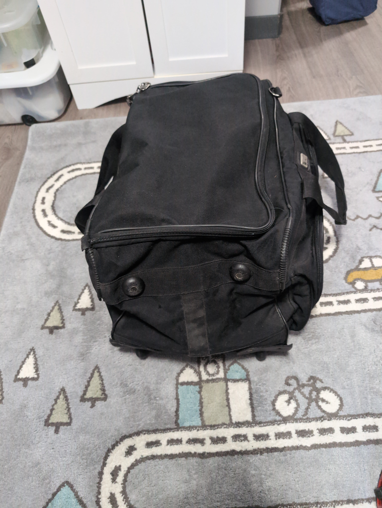 Black Rolling Duffel Bag - photo 3