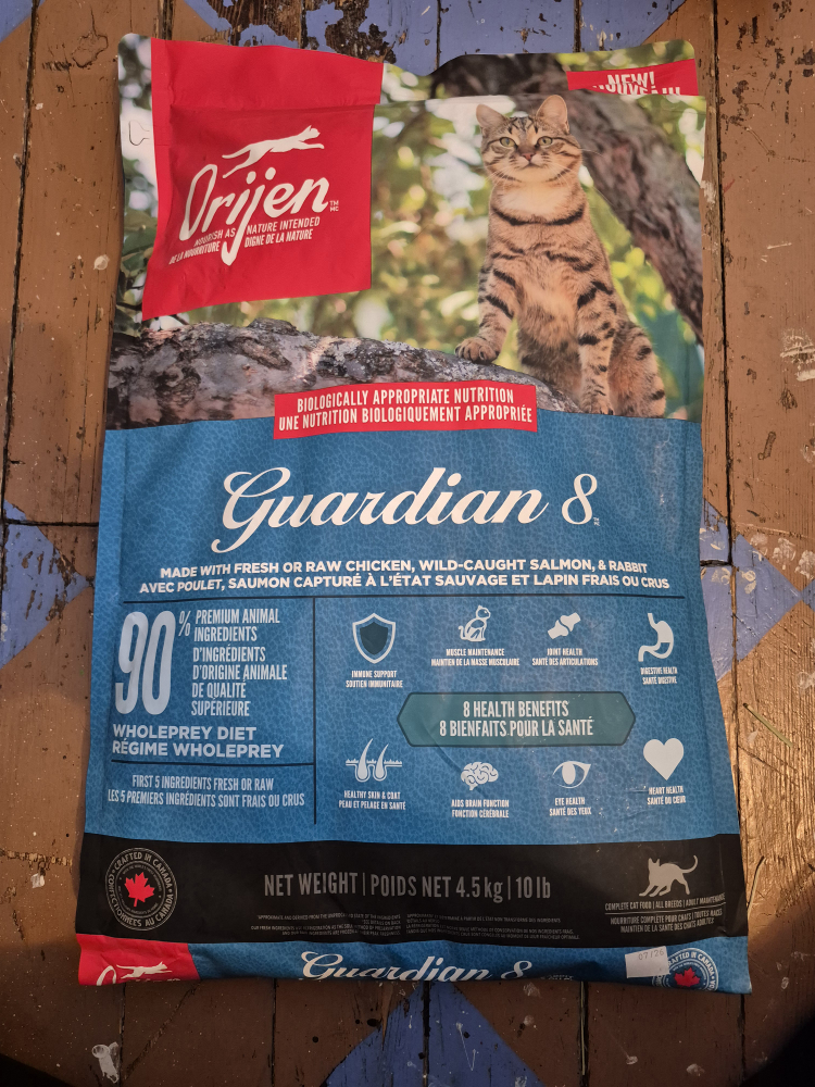 Orijen Guardian 8 Cat Food - 4.5kg