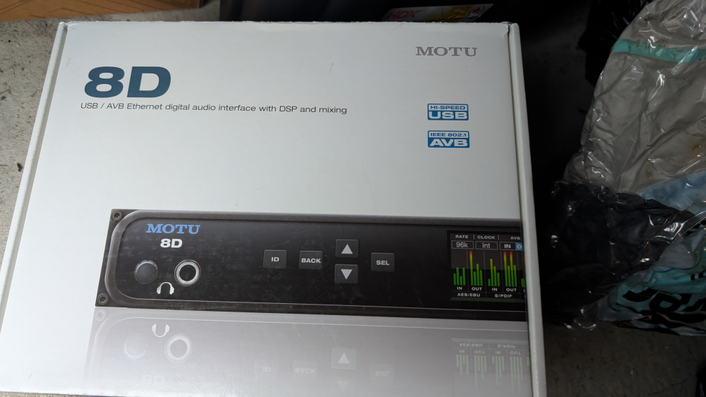 MOTU 8D Digital Audio Interface - USB/AVB Ethernet