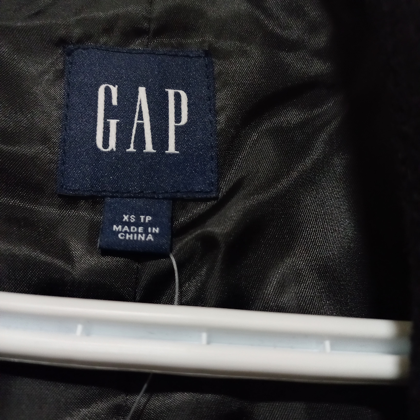 GAP Black Double-breasted Peacoat - XS - photo 5