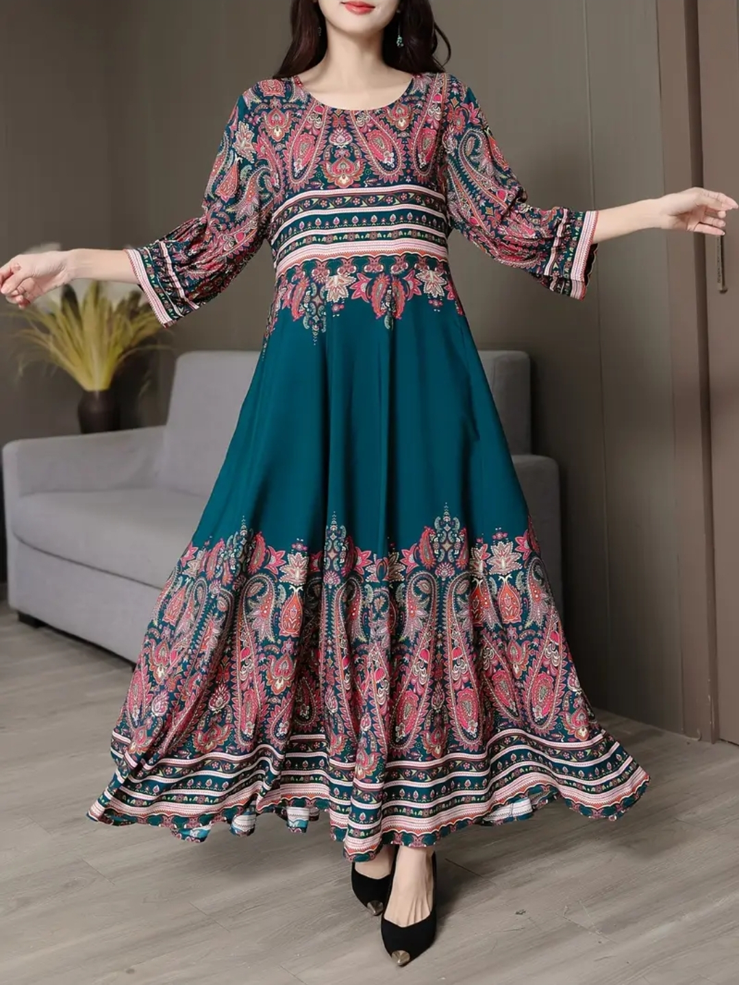Floral Maxi Dresses (5 colours) - photo 2