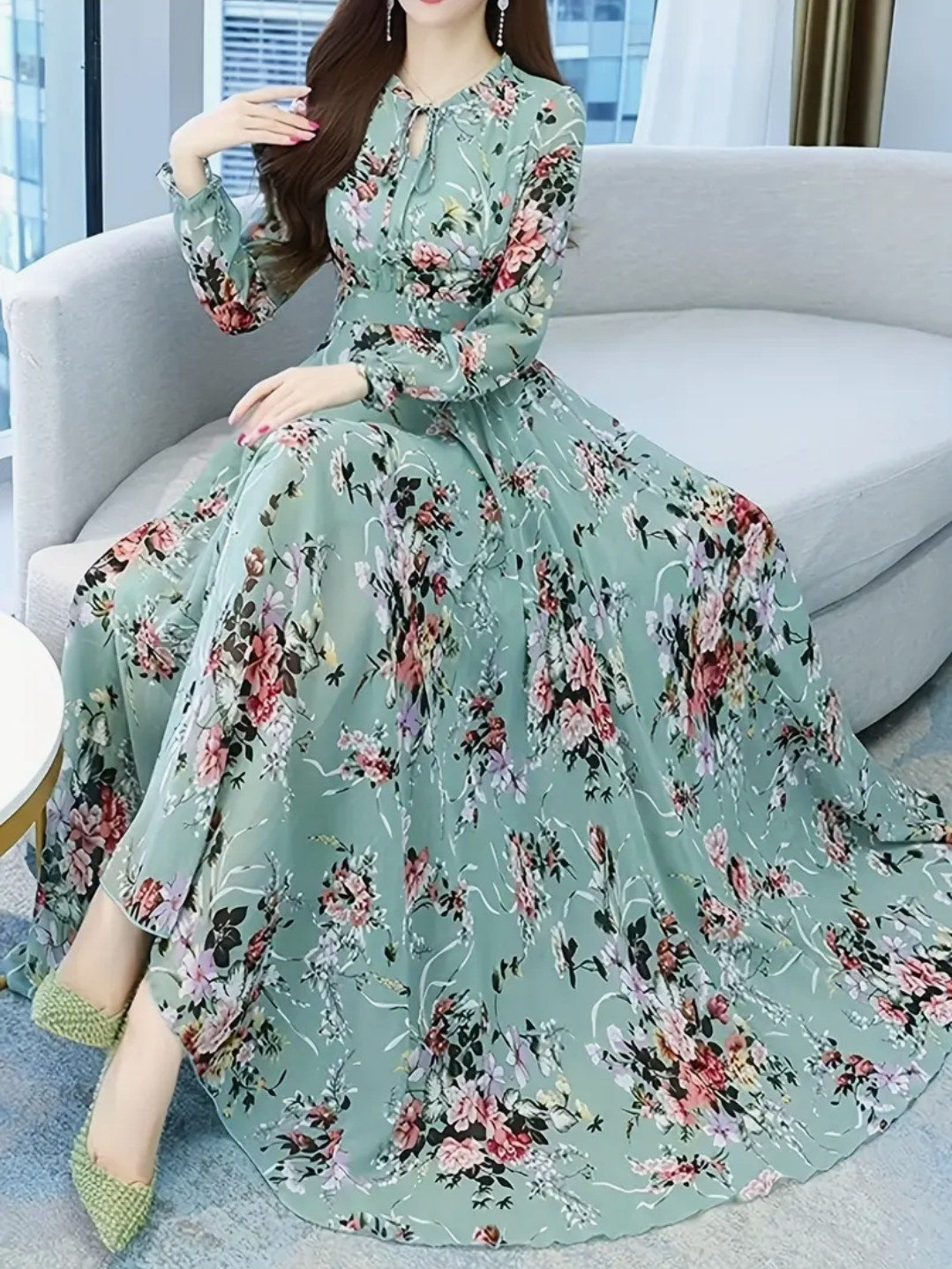 Floral Maxi Dresses (5 colours) - photo 3