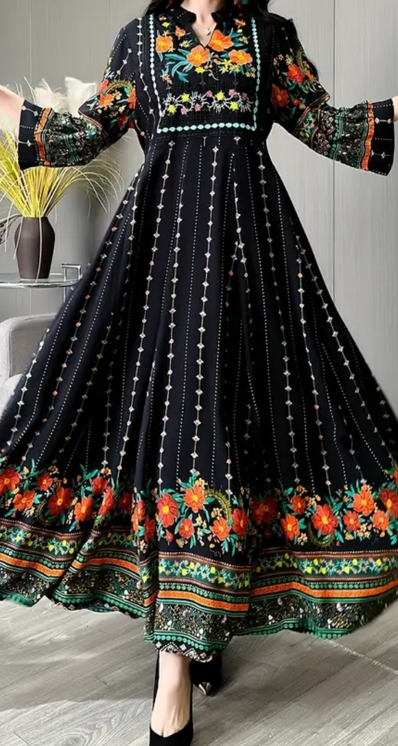 Floral Maxi Dresses (5 colours) - photo 5