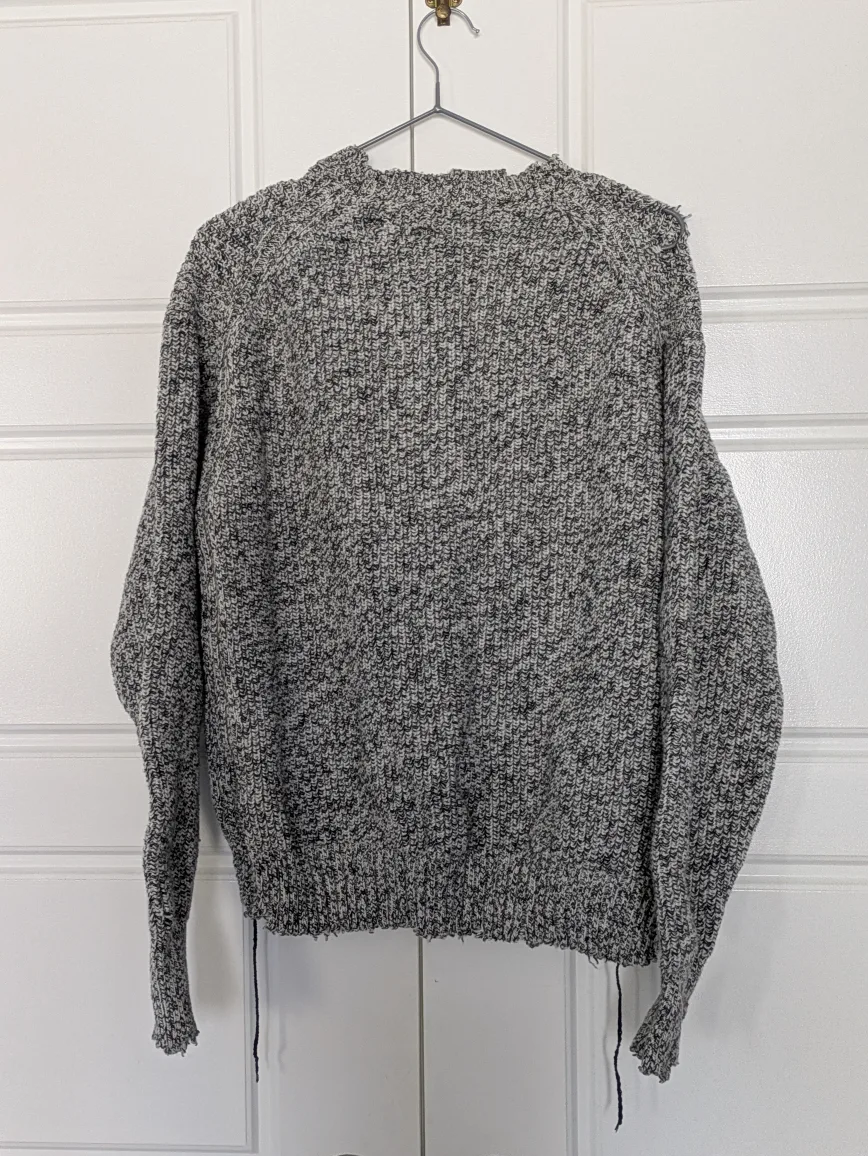 Helmut Lang Distressed Sweater Size Small image indicator(2)