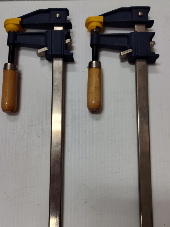 Pair of Mastercraft Quick-Set Bar Clamps 3x36" - photo 3