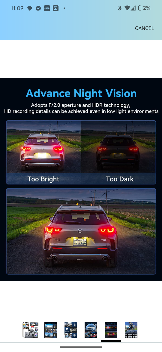 Veqotya 3-Channel 4K Dash Cam with Night Vision - photo 4
