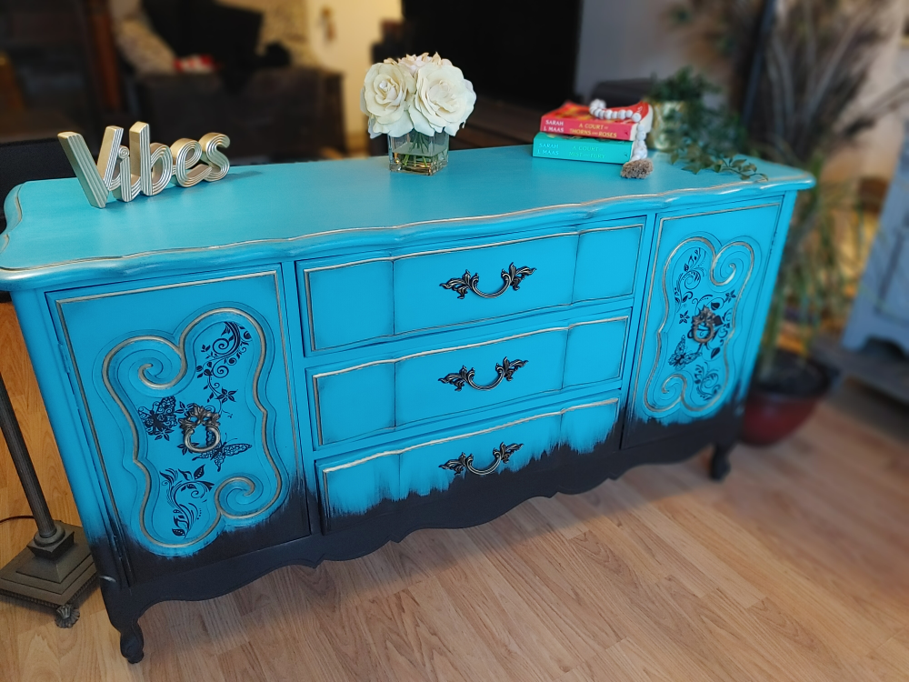 Upcycled Vintage French Provincial Style Buffet - photo 2