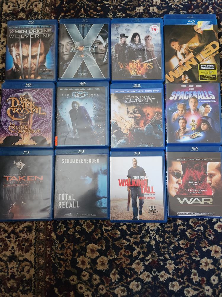 12 Blu-ray Discs - Action, Sci-Fi, Fantasy Collection