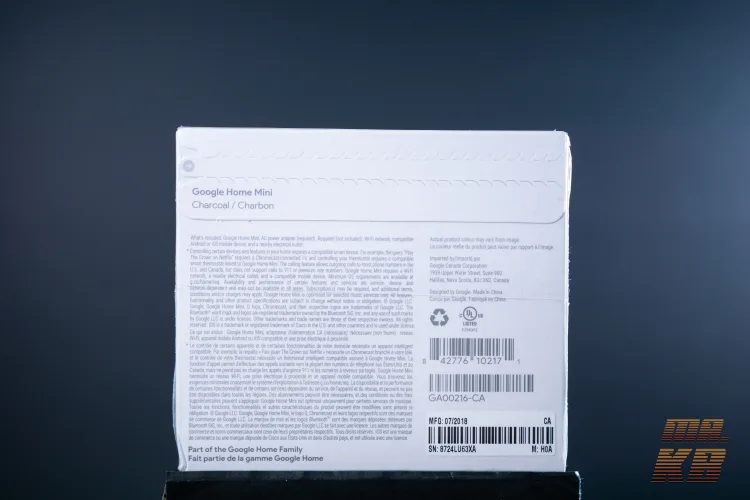 Google Home Mini (1st Gen) — Charcoal / Black (Brand New Sealed) image indicator(7)