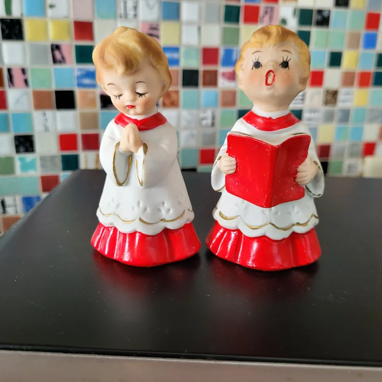 Vintage Christmas Choir Boy Figurines thumbnail
