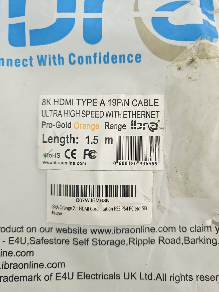 IBR 8K Ultra High Speed HDMI Cable - 1.5m - photo 2