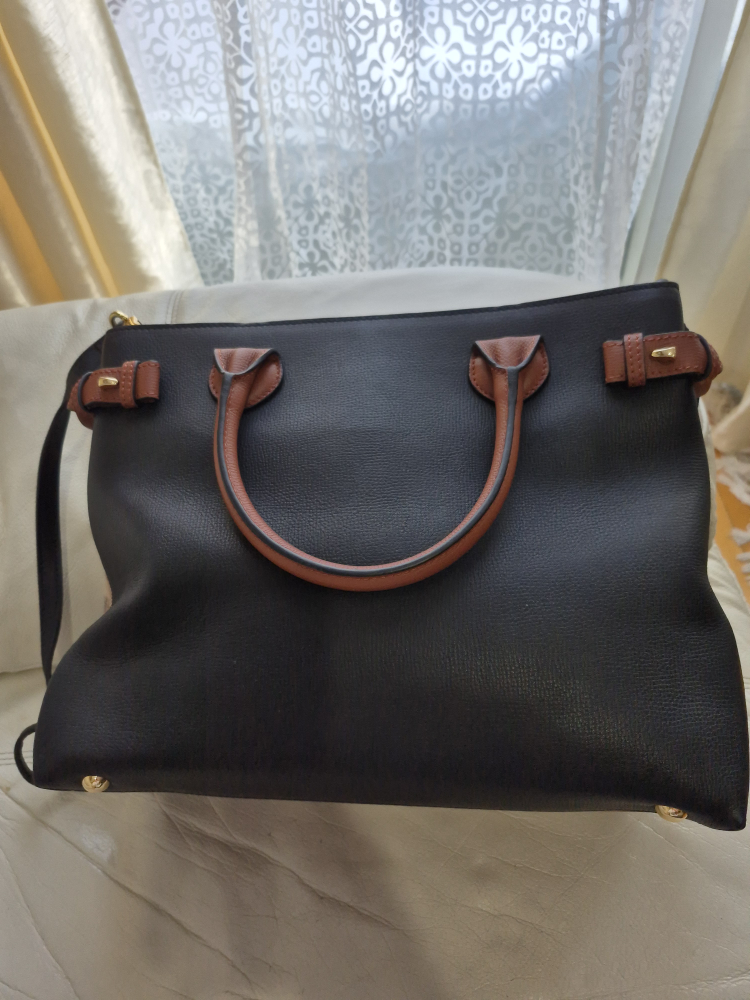 Leather Tote Bag with strap - photo 3