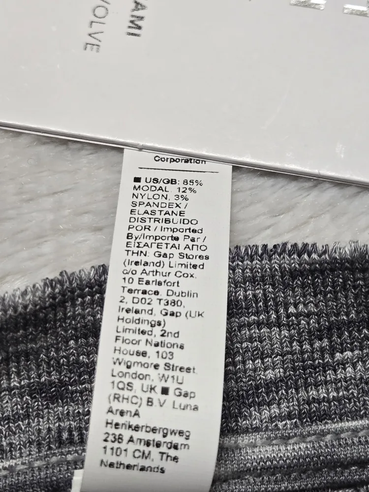 Athleta Gray Ribbed Crop Tank Top image indicator(4)