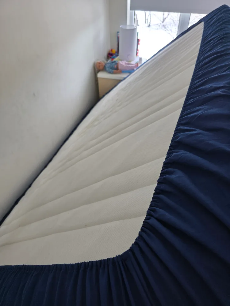 Queen Mattress with cover, Navy Blue image indicator(3)