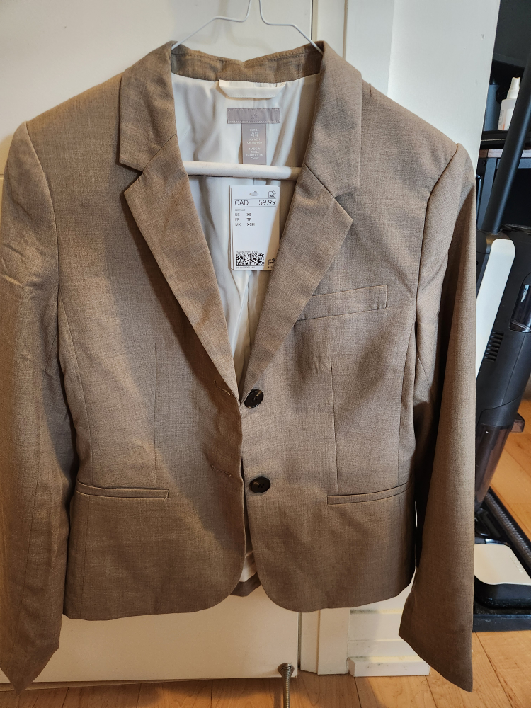 H&M Taupe Blazer - Size XS