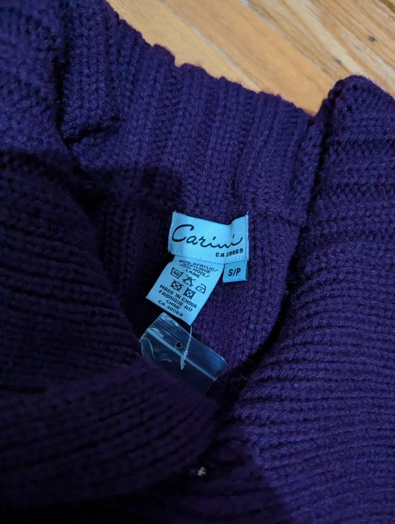 Carini Women's Purple Knitted image indicator(2)