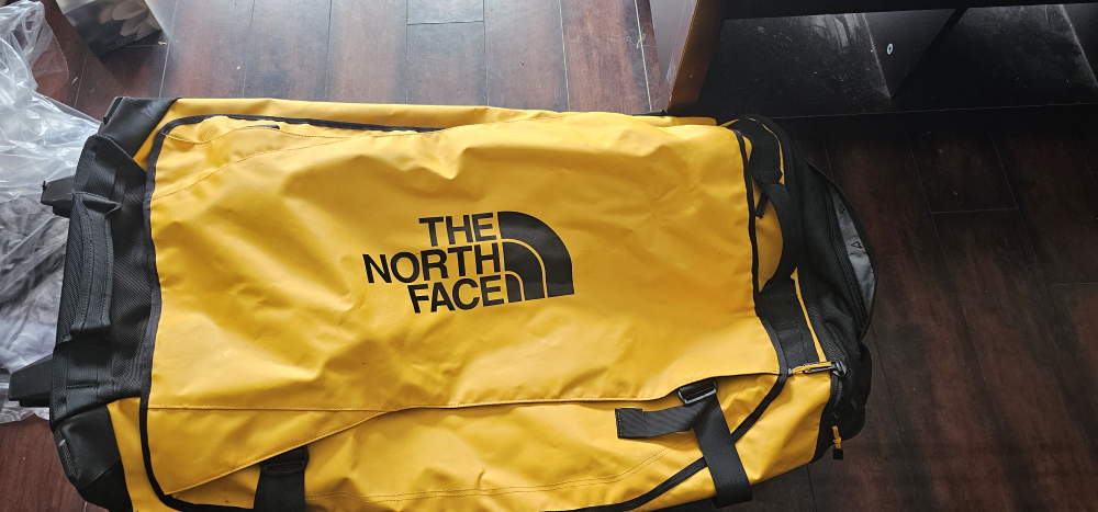 The North Face Rolling Duffel Bag - Yellow/Black