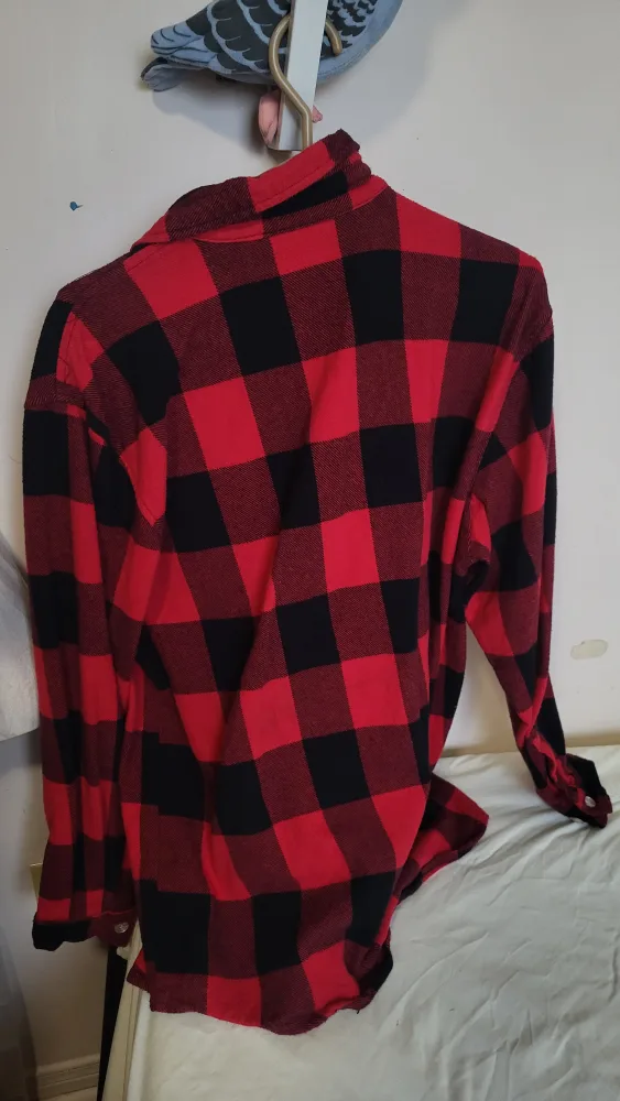 Red and Black Flannel Shirt (Large) image indicator(2)