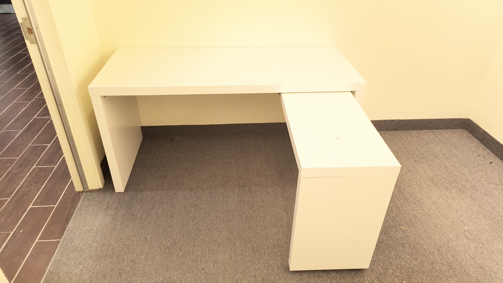 White Corner Desk