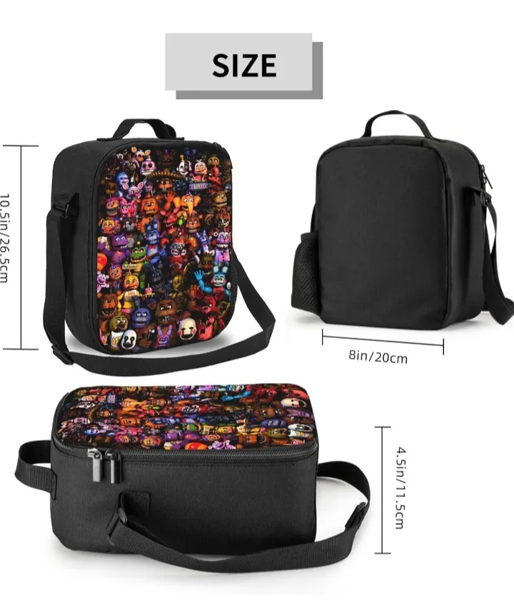 NEW!   Five Nights at Freddy's Backpack Set - All 3 Pieces 🏈 image indicator(6)