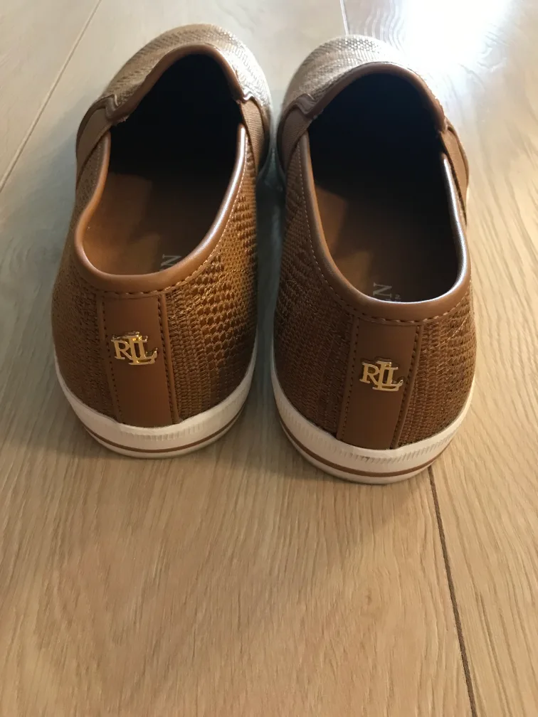 Brand new Ralph Lauren women's woven slip-on shoes image indicator(2)