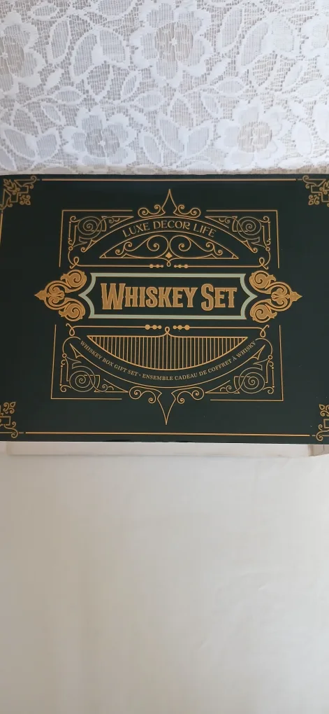 Whiskey Set - Two Glasses, Stones & Tongs.  $10.00 image indicator(2)