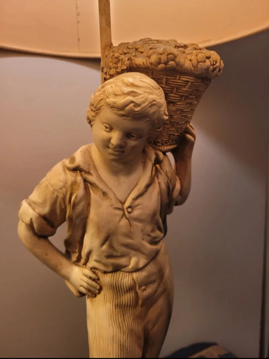 Pair of Vintage Figurine Table Lamps image indicator(4)