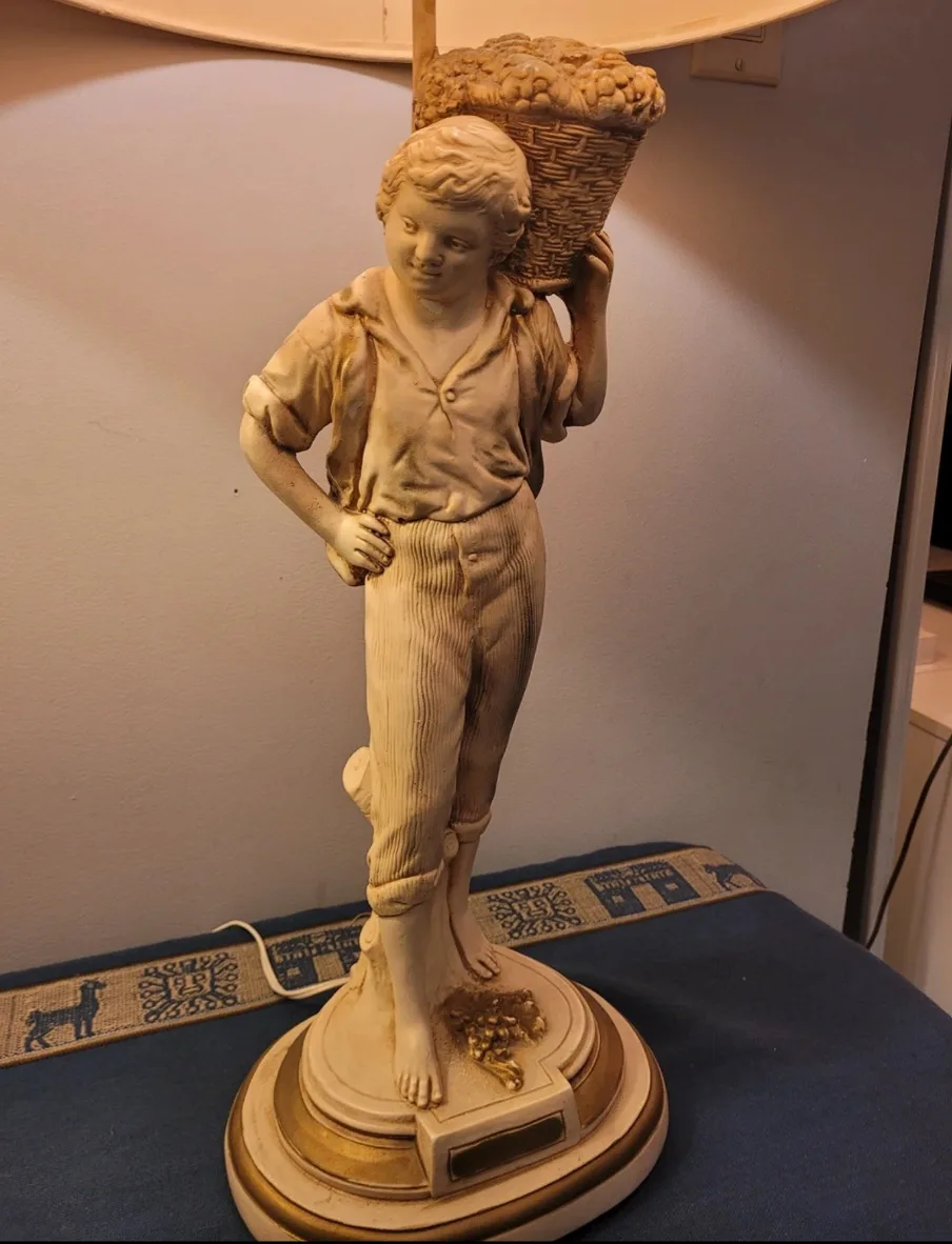 Pair of Vintage Figurine Table Lamps image indicator(5)