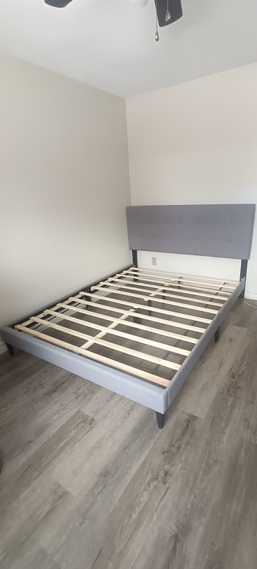 Queen Size Bed Frame with Headboard