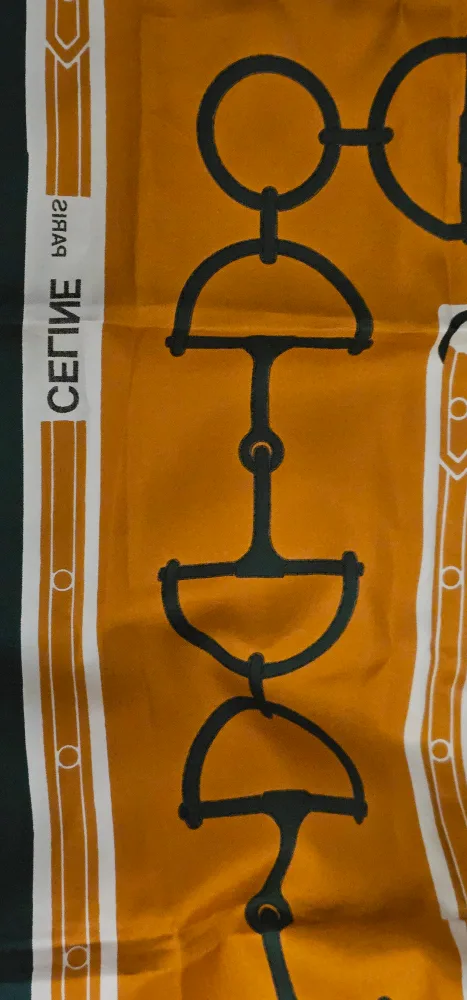 Vintage Celine 100% Silk Scarf Authentic image indicator(6)