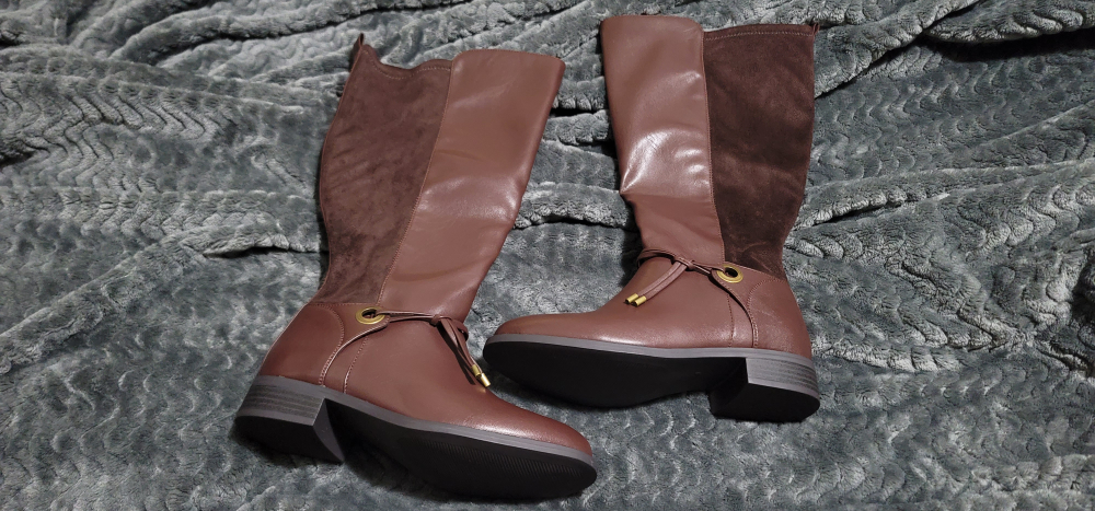 Brown Knee-High Boots Size 7 Wide - photo 4