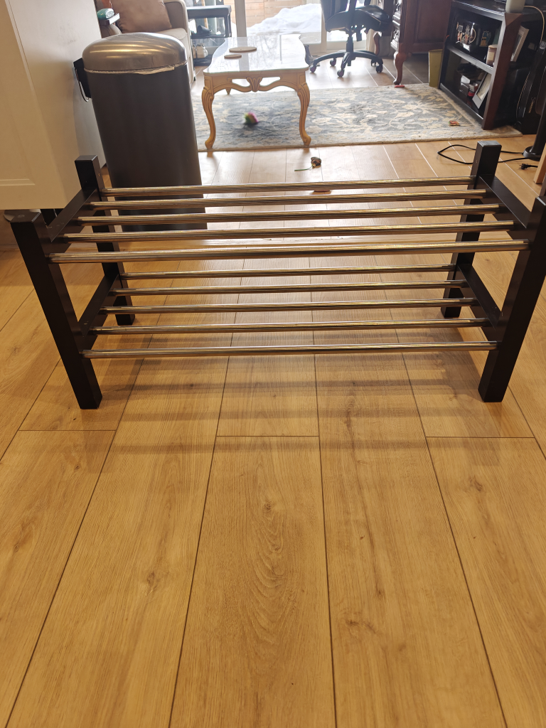 Shoe Rack - Metal and Wood - photo 2