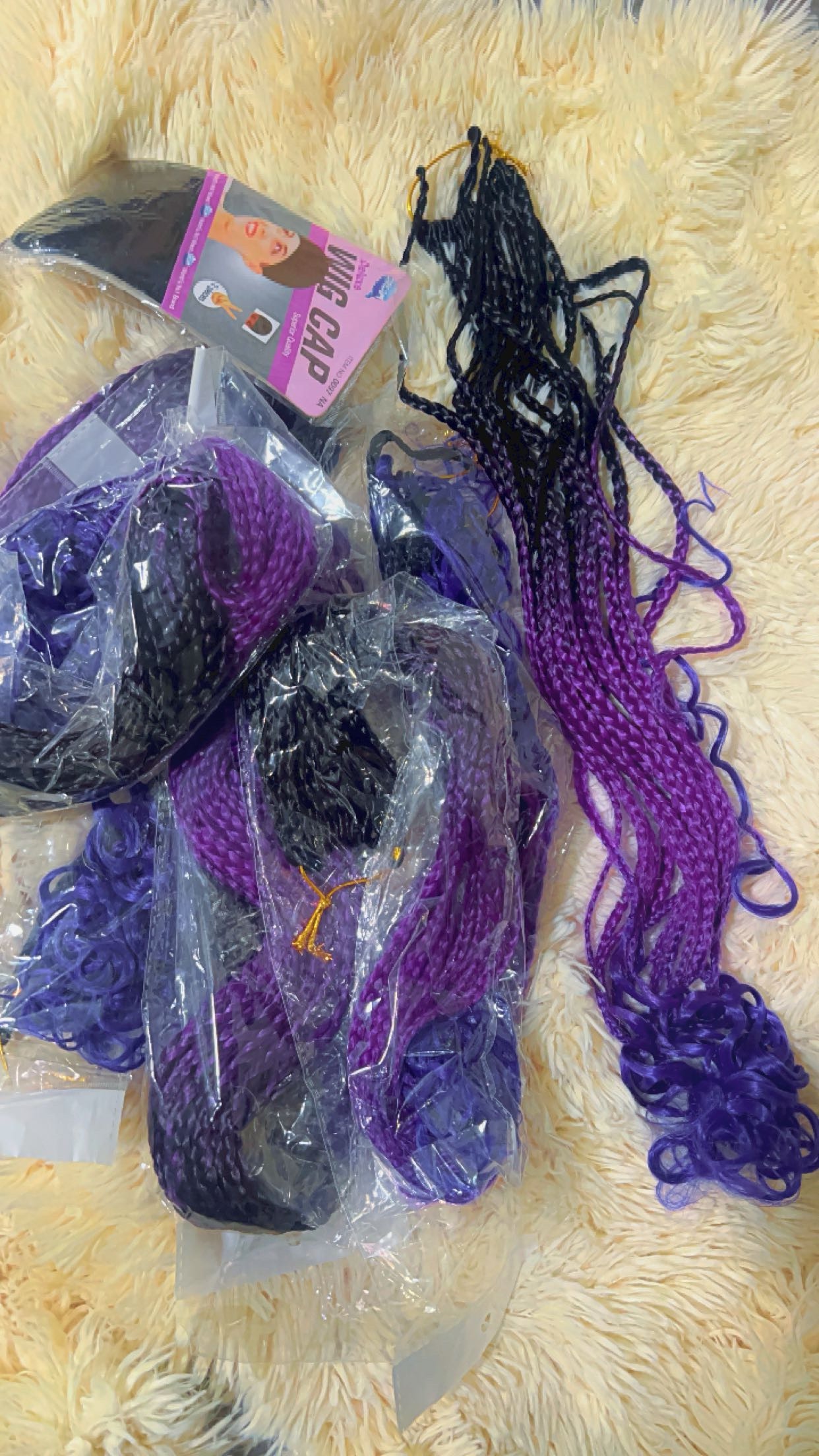Pre-braided hair extensions