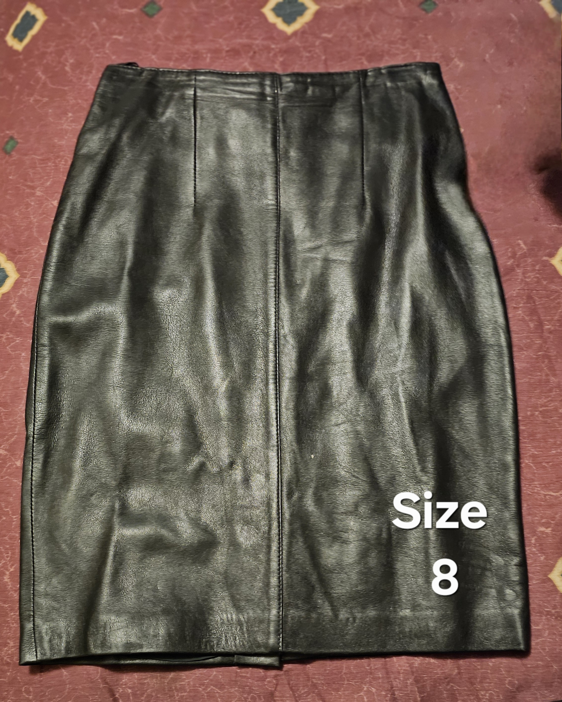🏈Vintage Dio Marcelli Leather Skirt - Size 8