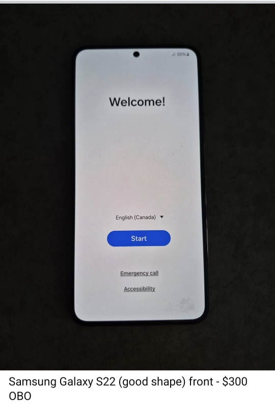 Samsung Galaxy S22 Smartphone - Excellent Condition