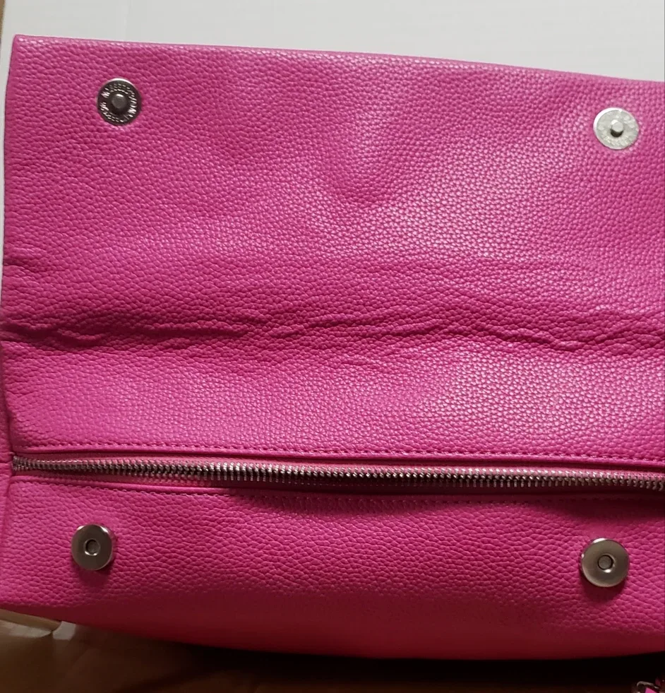🏈 Ellen Tracy Pink Vegan Leather Handbag NWT 🏈 image indicator(2)
