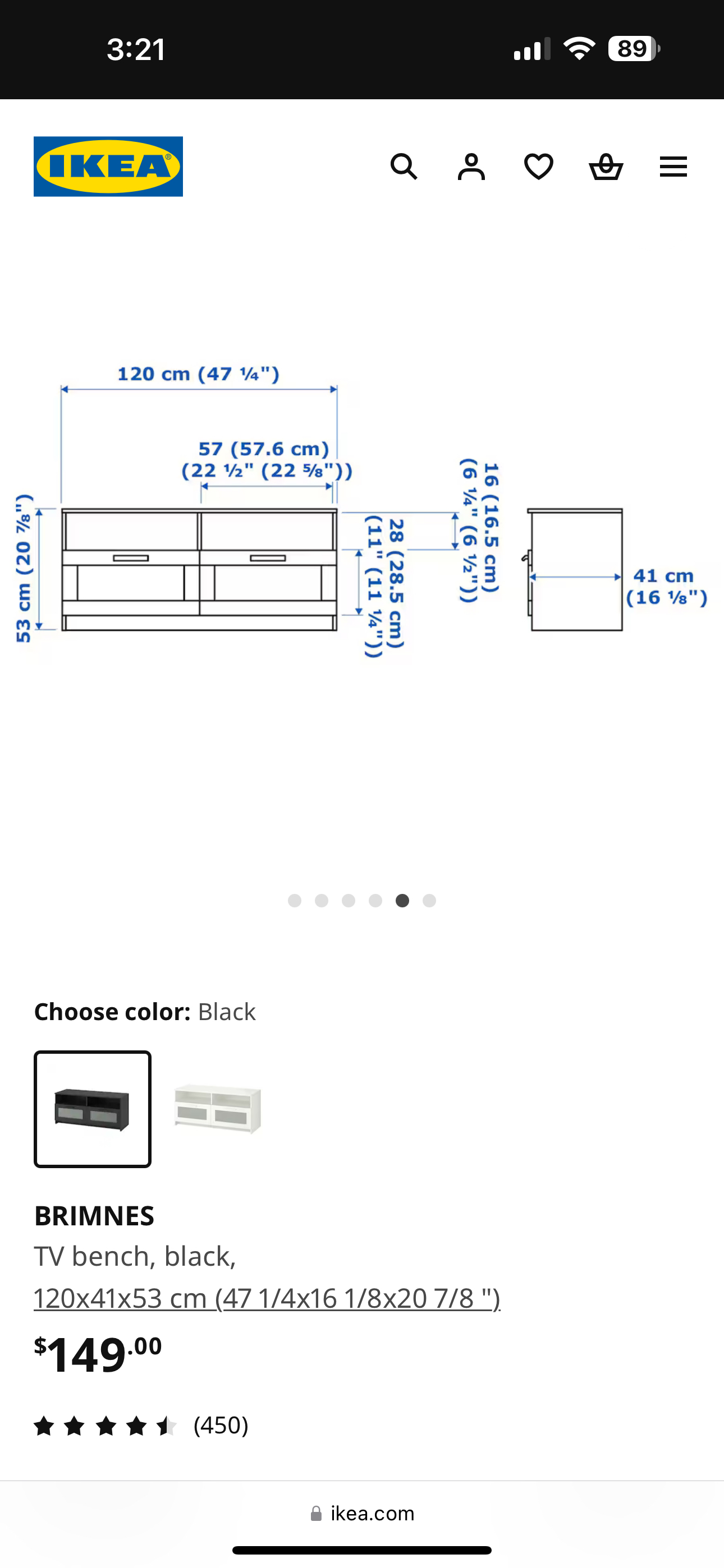 **** MOVING SALE **** IKEA TV BENCH - photo 2
